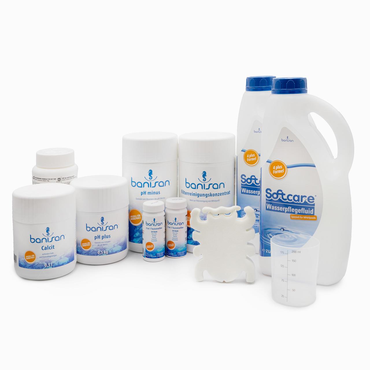 Softub Whirlpool Wasserpflege Starter-Set SOFTCARE by Banisan - 10-teilig Softub Whirlpool Wasserpflege Starter-Set SOFTCARE by Banisan - 10-teilig