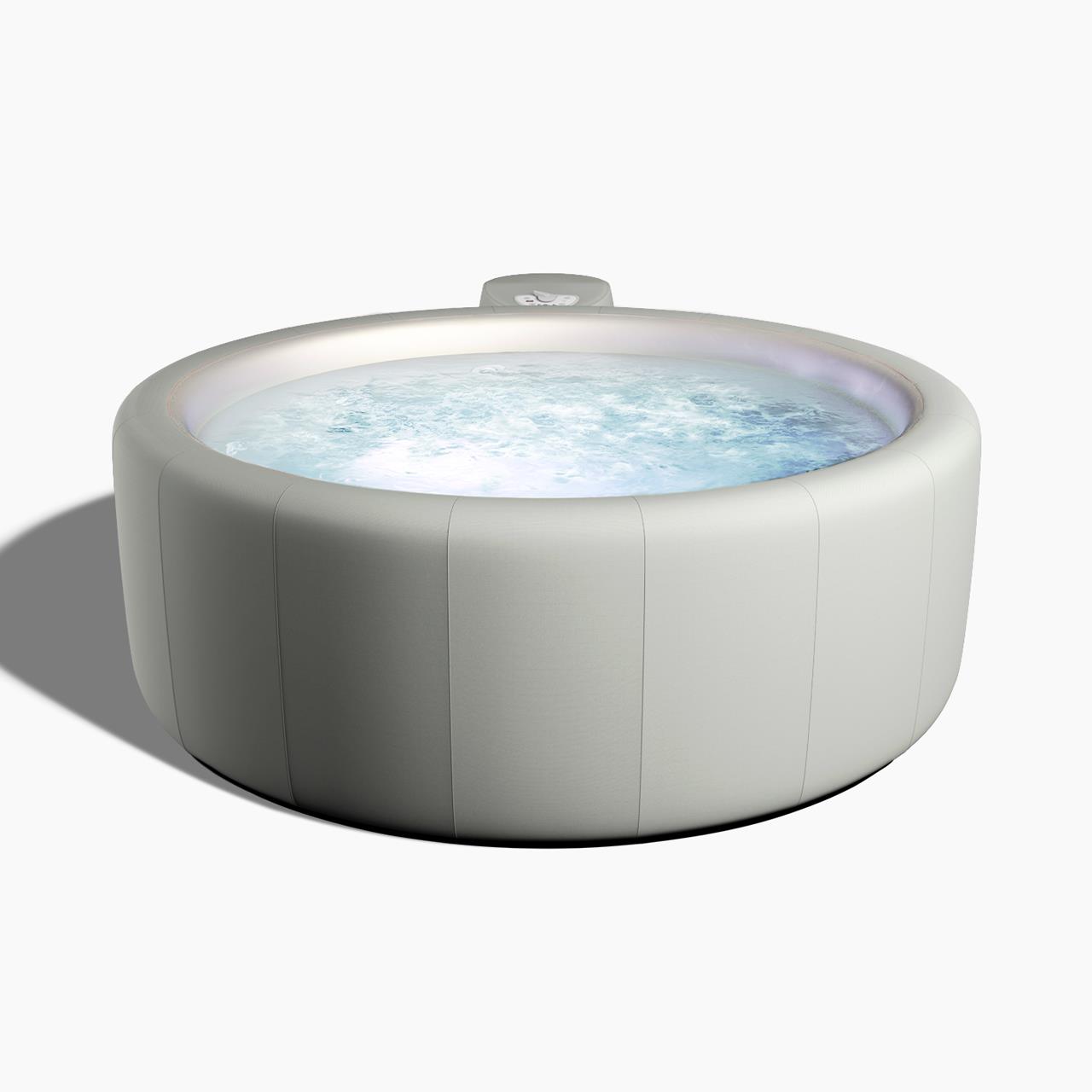 Softub Whirlpool RESORT für 5-6 Pers. - Ø 200 cm - 1130 l - sky tweed pearl
