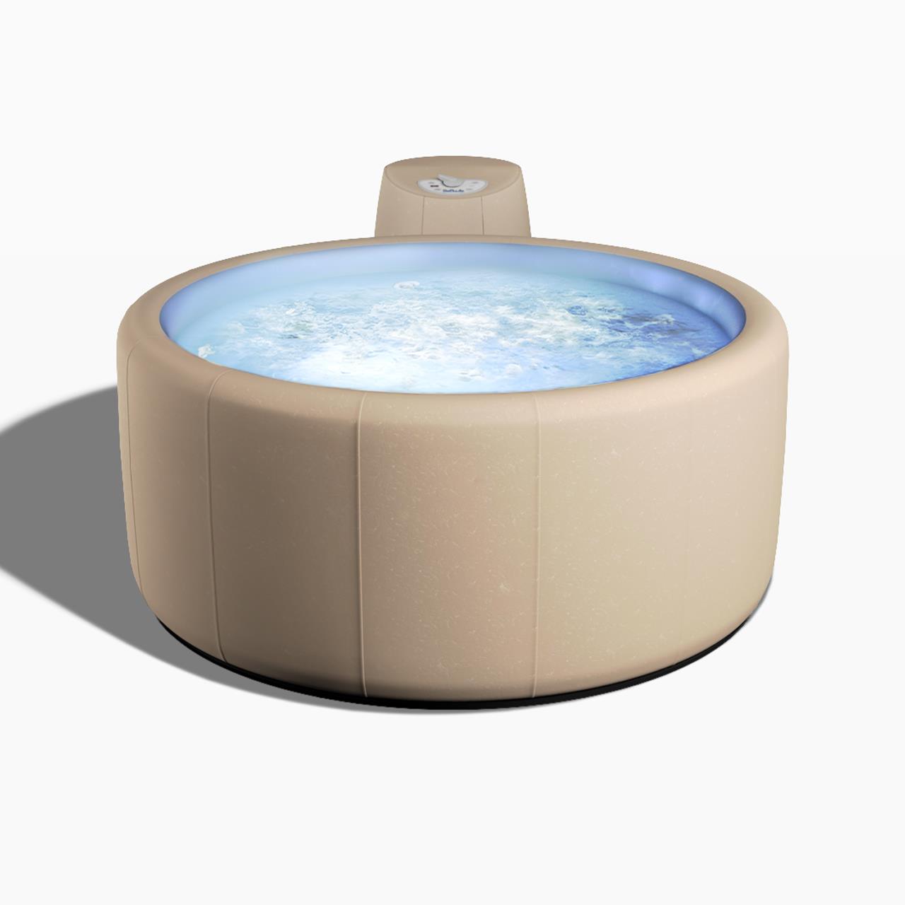 Softub Whirlpool SPORTSTER für 1-2 Pers. - Ø 150 cm - 530 l - almond blue