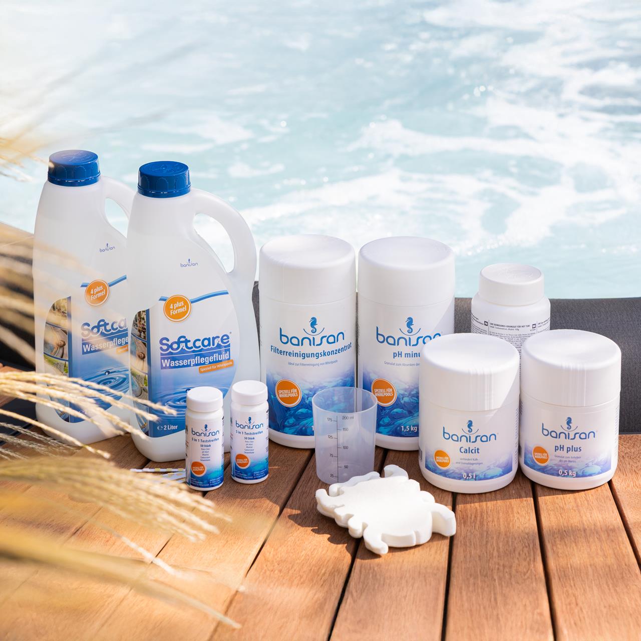Softub Whirlpool Wasserpflege Starter-Set SOFTCARE by Banisan - 10-teilig Softub Whirlpool Wasserpflege Starter-Set SOFTCARE by Banisan - 10-teilig