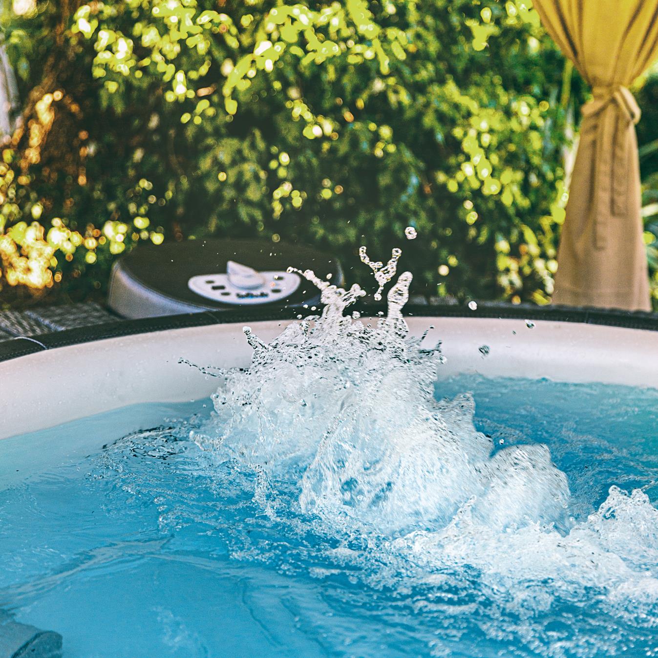 Softub Whirlpool SPORTSTER für 1-2 Pers. - Ø 150 cm - 530 l - mocca pearl