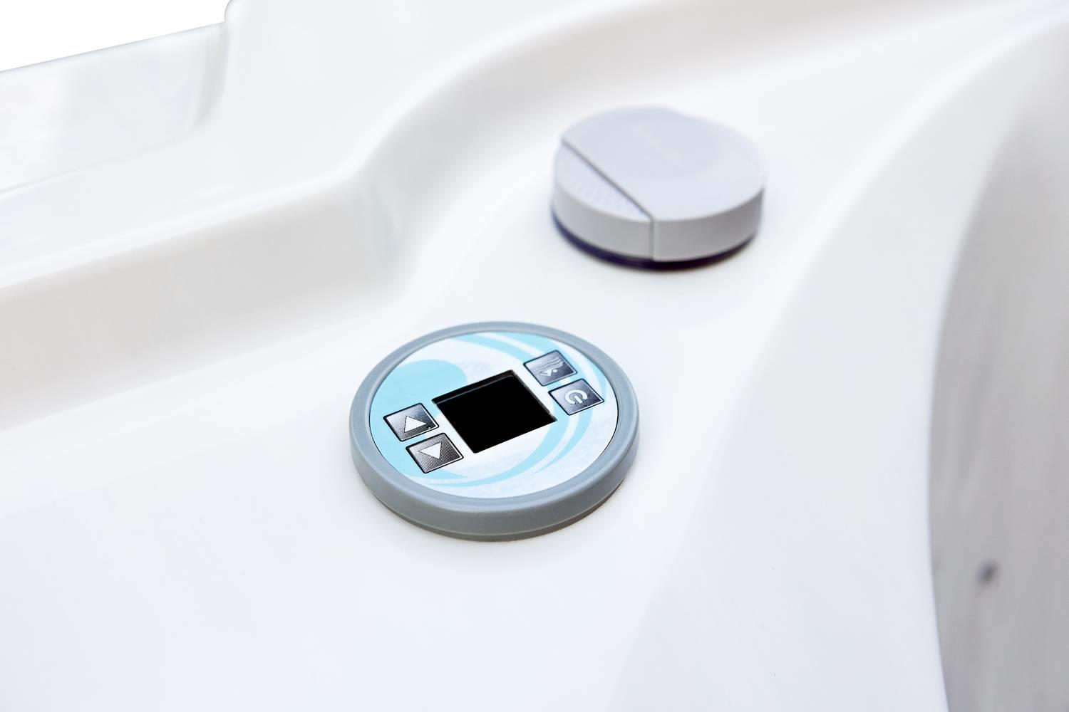 AquaSolus Swim Spa Flow Professional für 2 Pers. - 11600 l - Sterling Silver Natural Grey