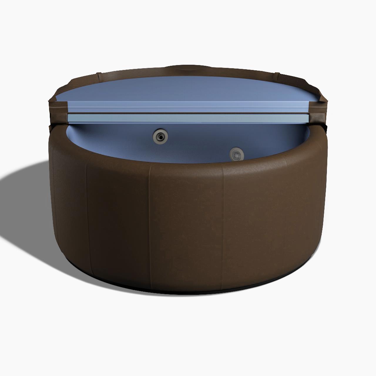 Softub Whirlpool SPORTSTER für 1-2 Pers. - Ø 150 cm - 530 l - mocca blue
