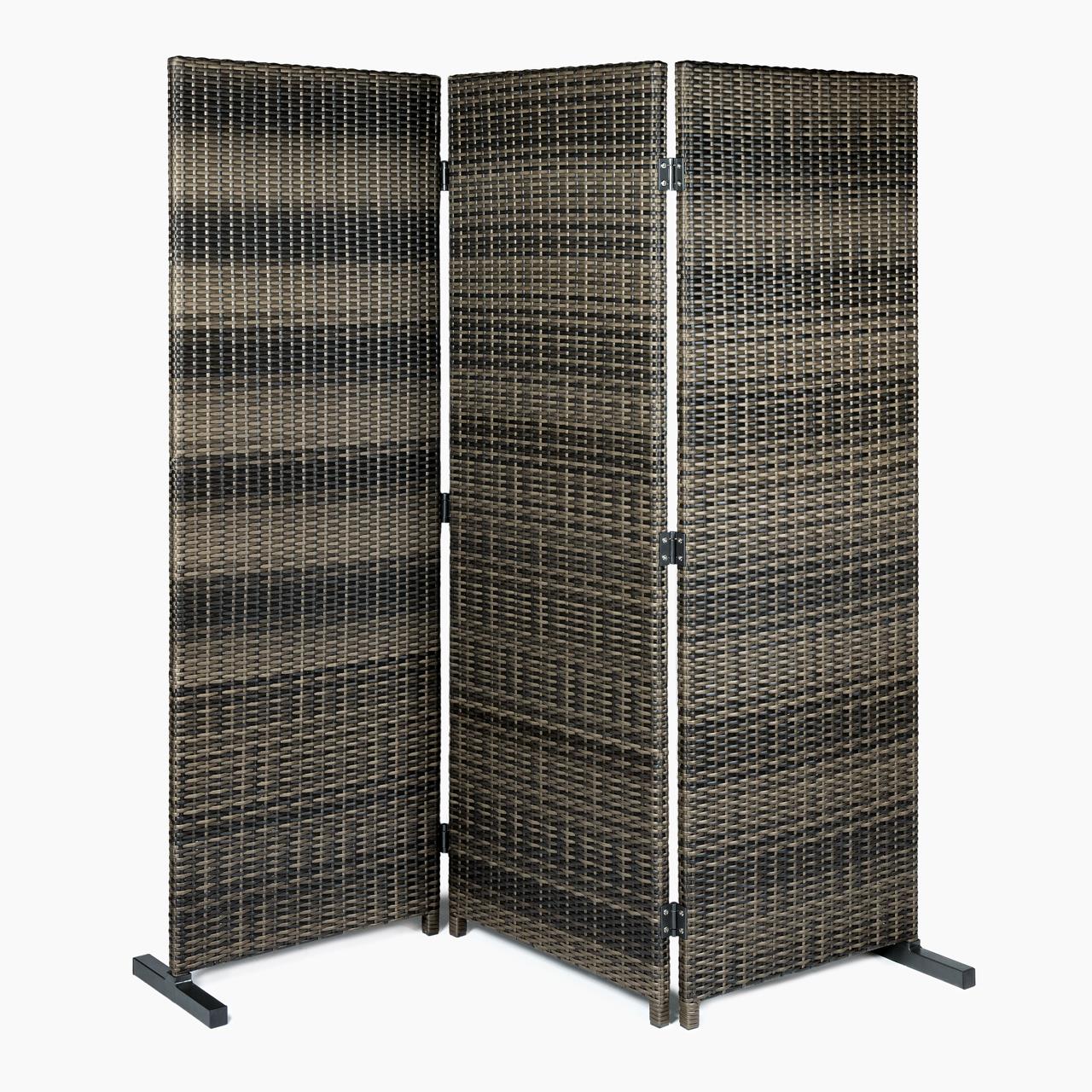 Garten Paravent Marinoir - Polyrattan - 1,8 x 1,8 m - stone Garten Paravent Marinoir - Polyrattan - 1,8 x 1,8 m - stone