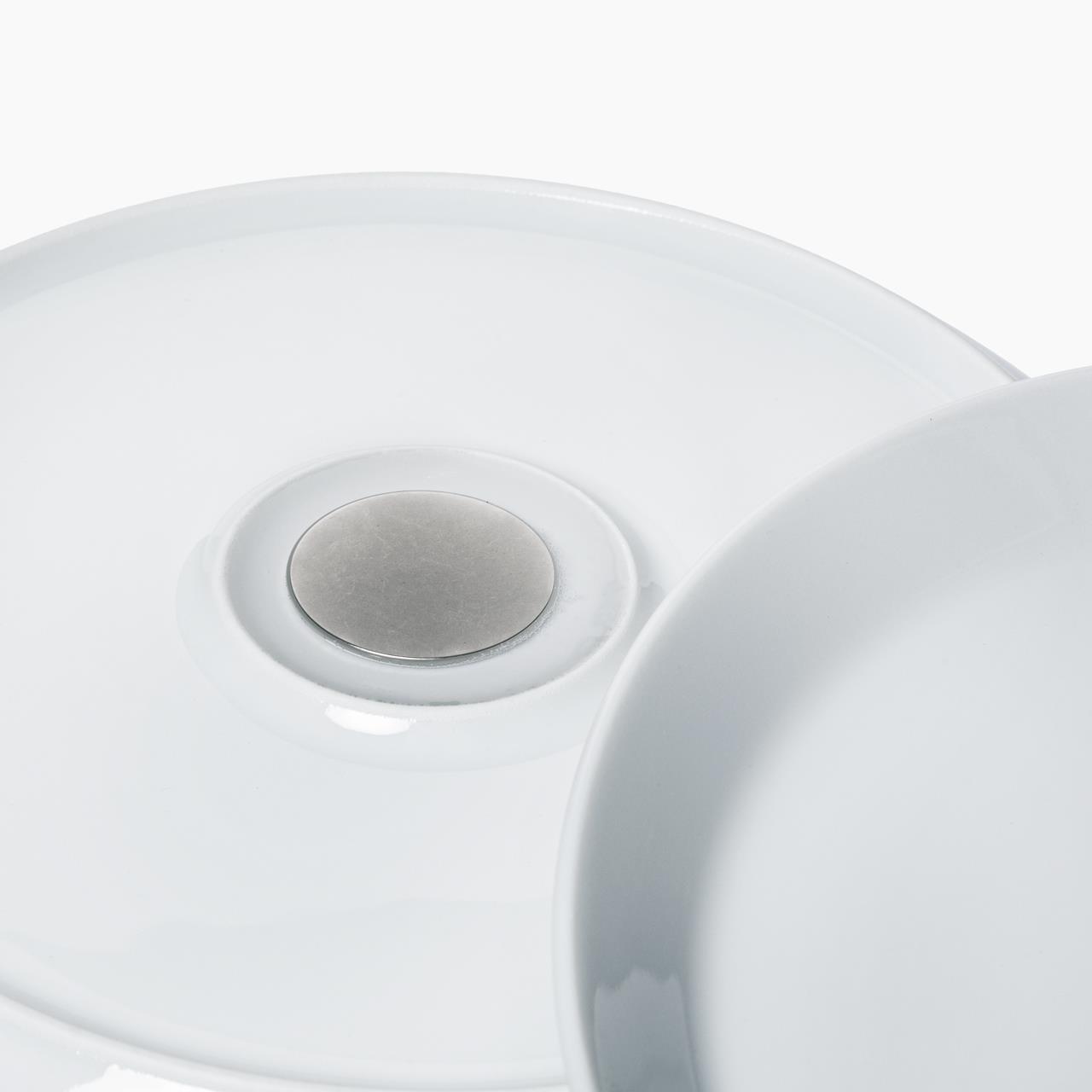 Magnet-Porzellanteller 2er Set