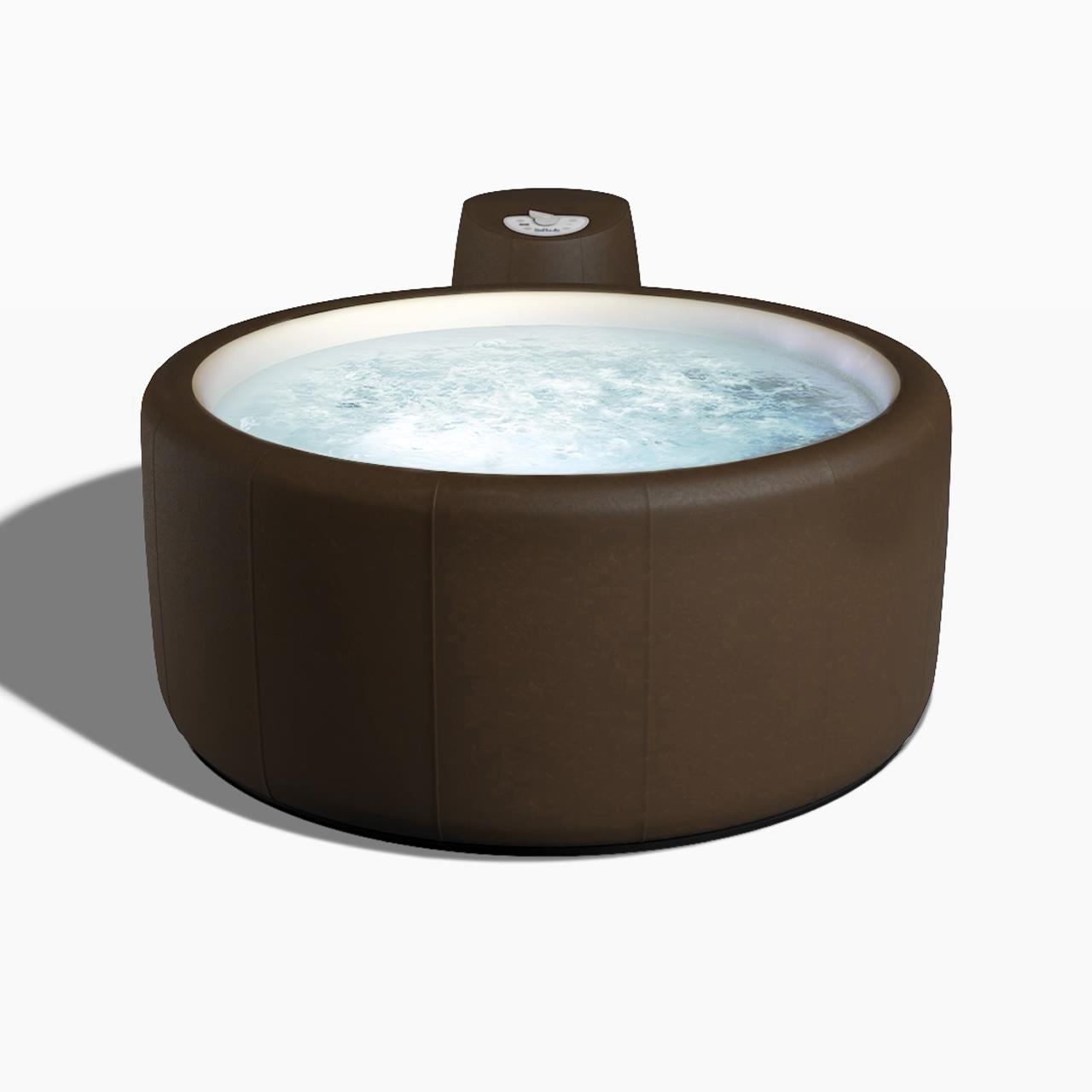 Softub Whirlpool SPORTSTER für 1-2 Pers. - Ø 150 cm - 530 l - mocca pearl