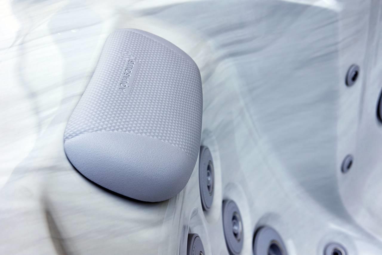 AquaSolus Whirlpool Calma für 6 Pers. - 1200 l - Sterling Silver Natural Grey