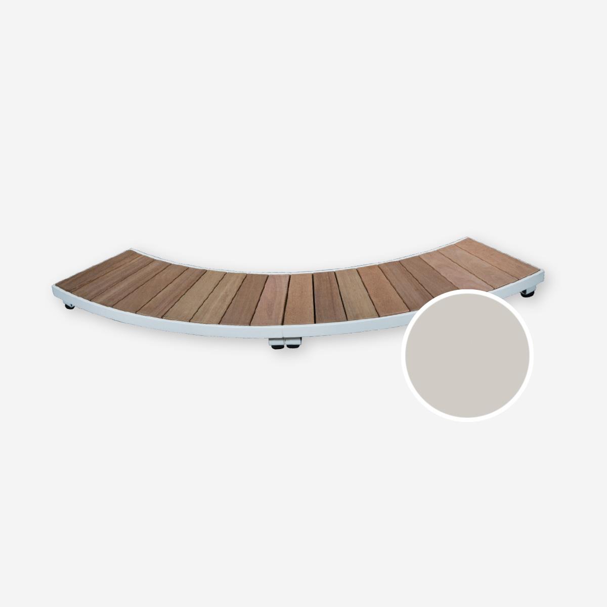 Whirlpool-Einstieg für Softub RESORT / POSEIDON - Stauseeholz beige