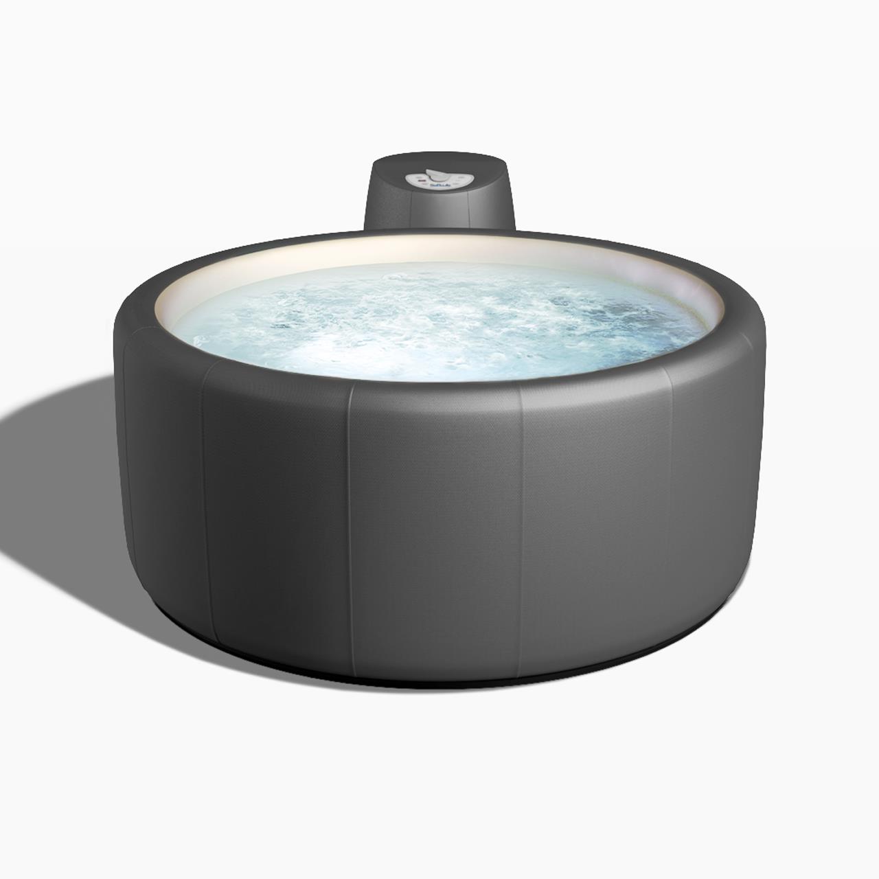 Softub Whirlpool SPORTSTER für 1-2 Pers. - Ø 150 cm - 530 l - graphite pearl