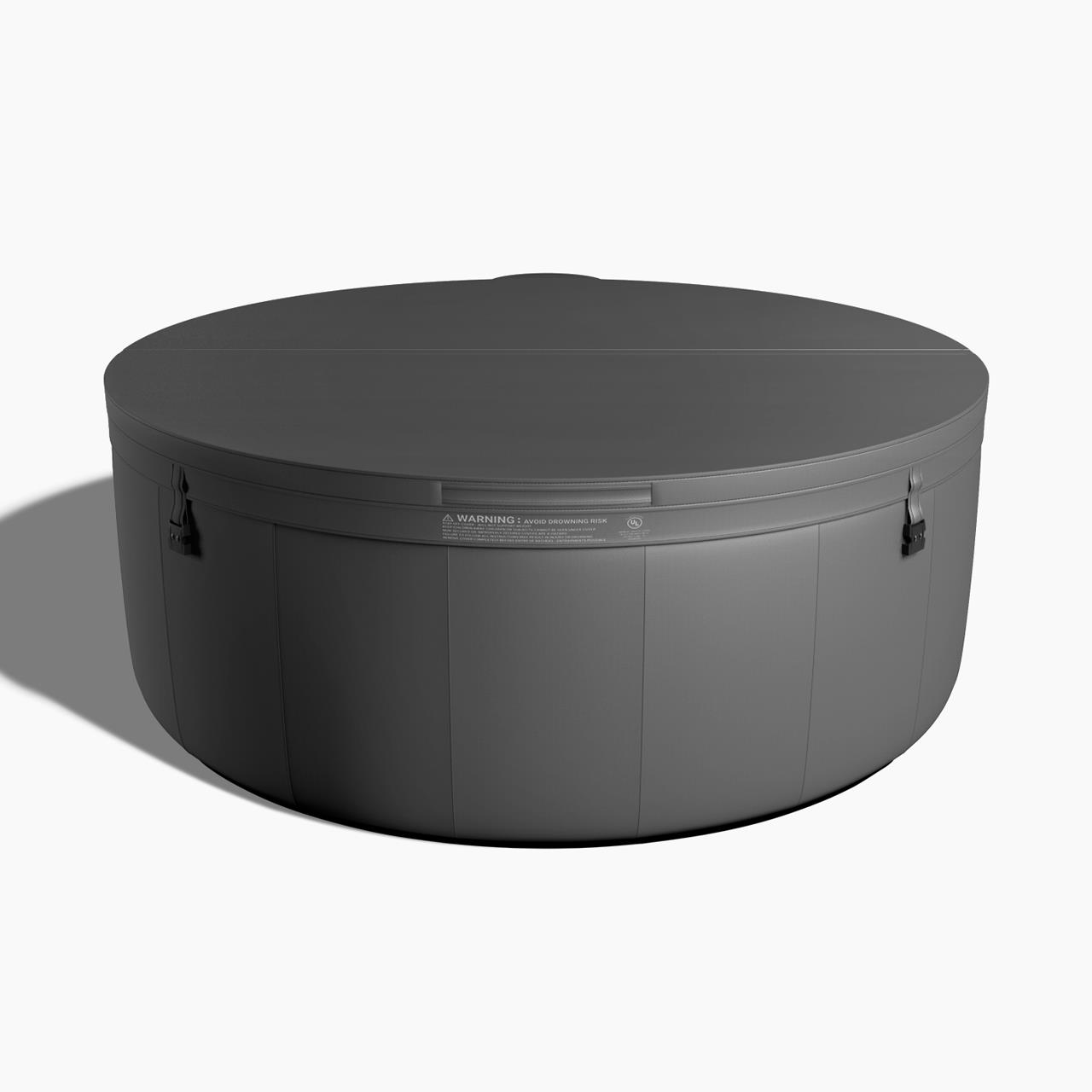 Softub Whirlpool RESORT für 5-6 Pers. - Ø 200 cm - 1130 l - graphite pearl