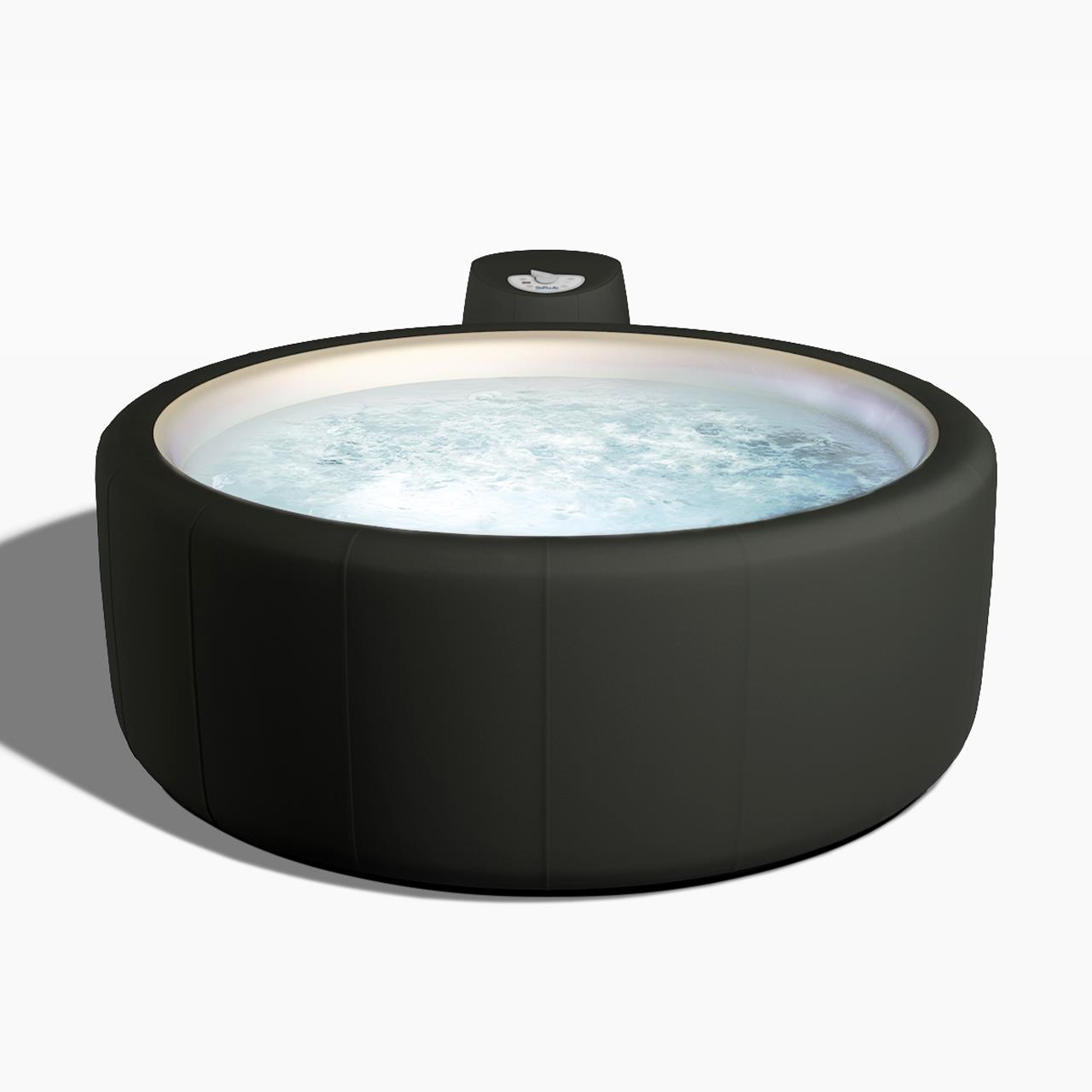 Softub Whirlpool LEGEND für 3-4 Pers.- Ø 180 cm - 830 l - berwick stone tweed pearl