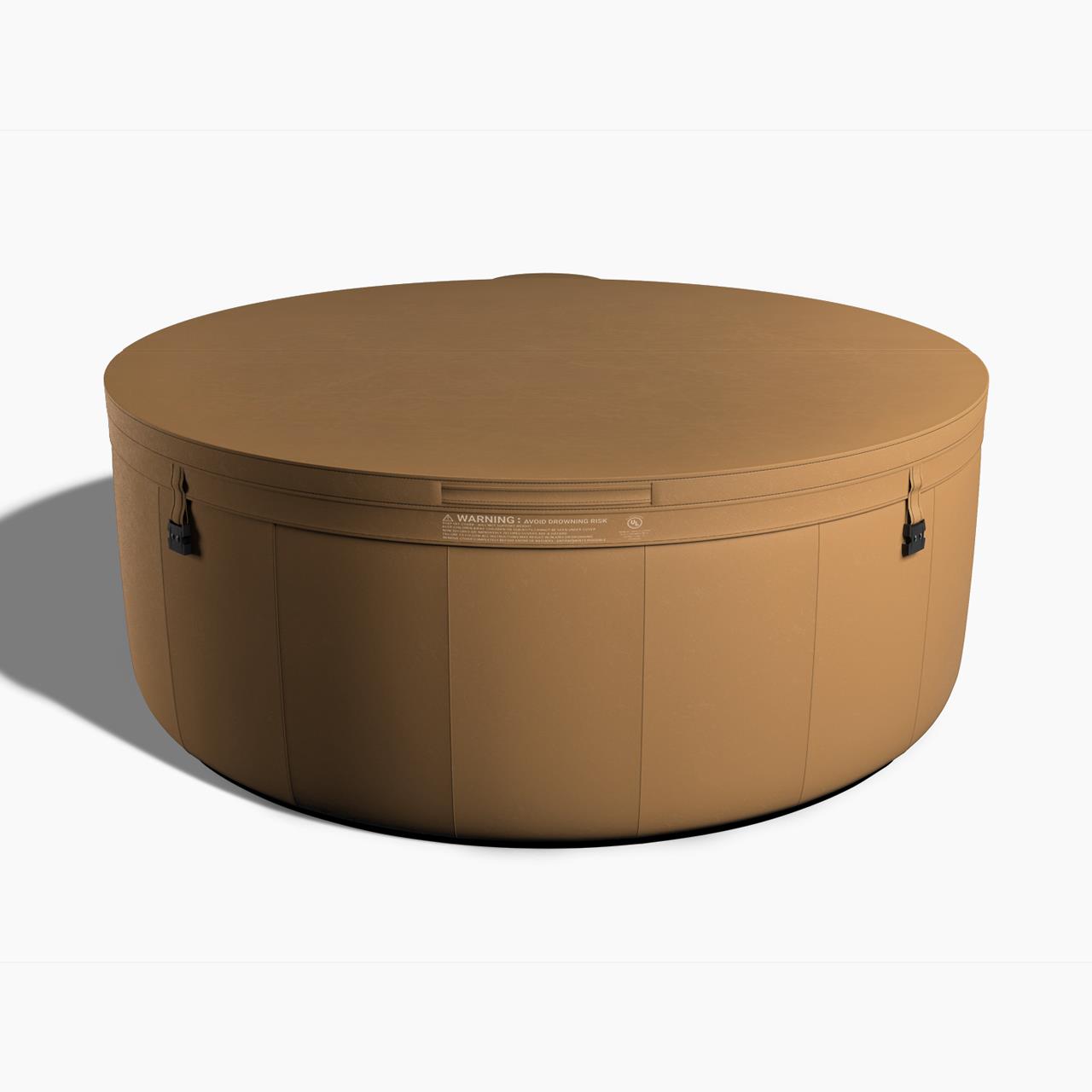 Softub Whirlpool RESORT für 5-6 Pers. - Ø 200 cm - 1130 l - camel blue