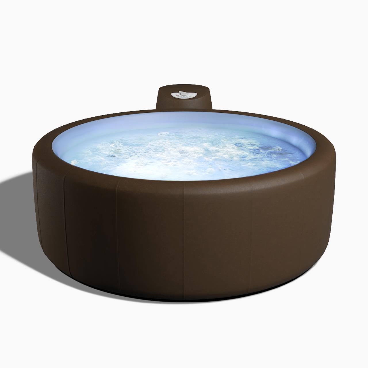 Softub Whirlpool LEGEND für 3-4 Pers.- Ø 180 cm - 830 l - mocca blue