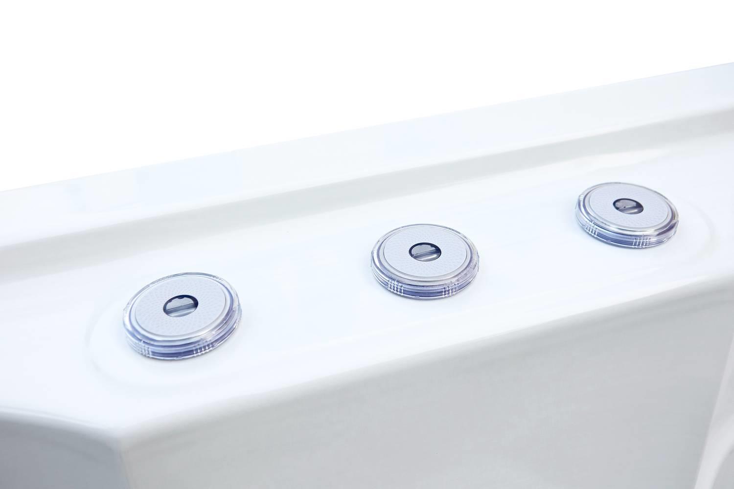 AquaSolus Swim Spa Flow Professional für 2 Pers. - 11600 l - Sterling Silver Natural Grey