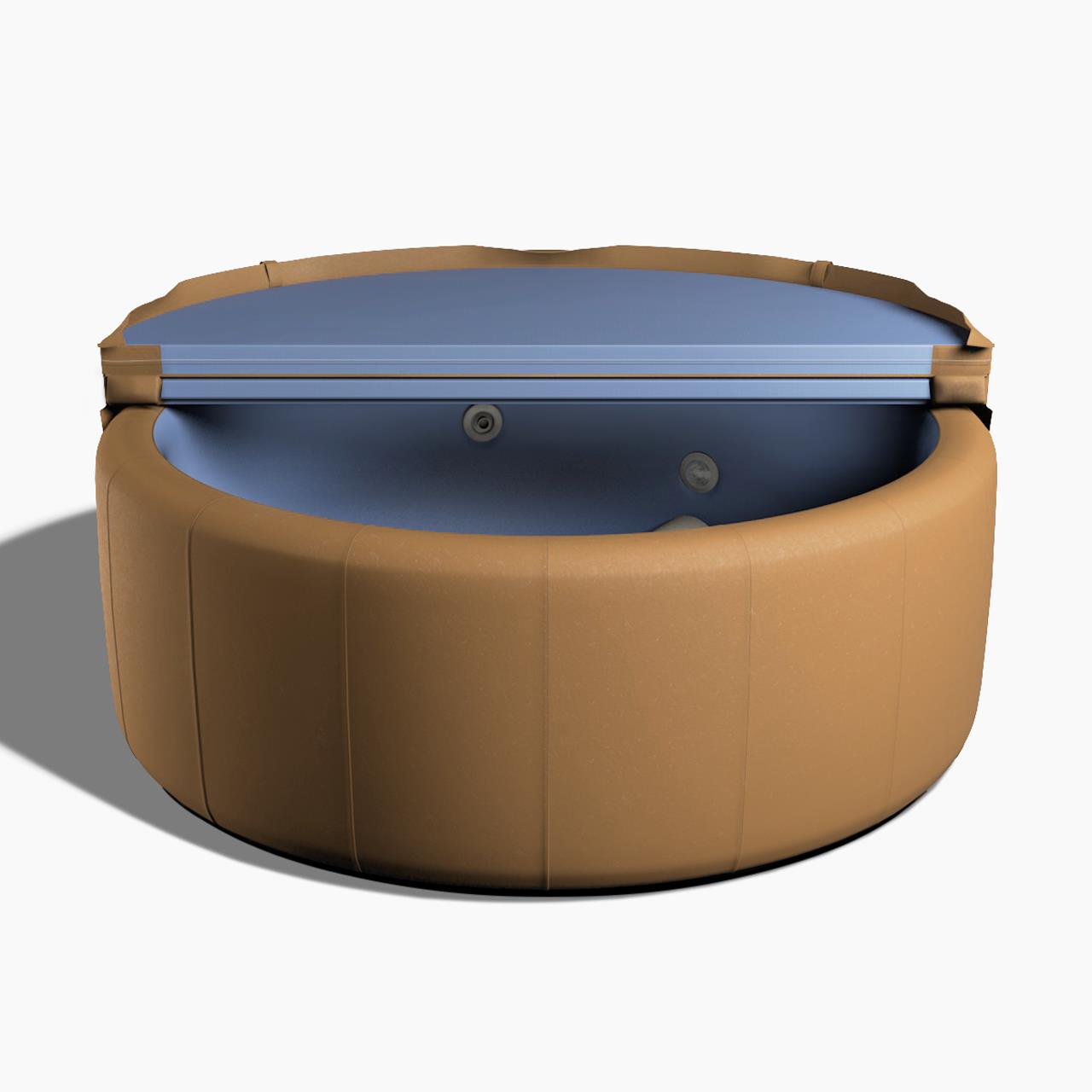 Softub Whirlpool LEGEND für 3-4 Pers.- Ø 180 cm - 830 l - camel blue
