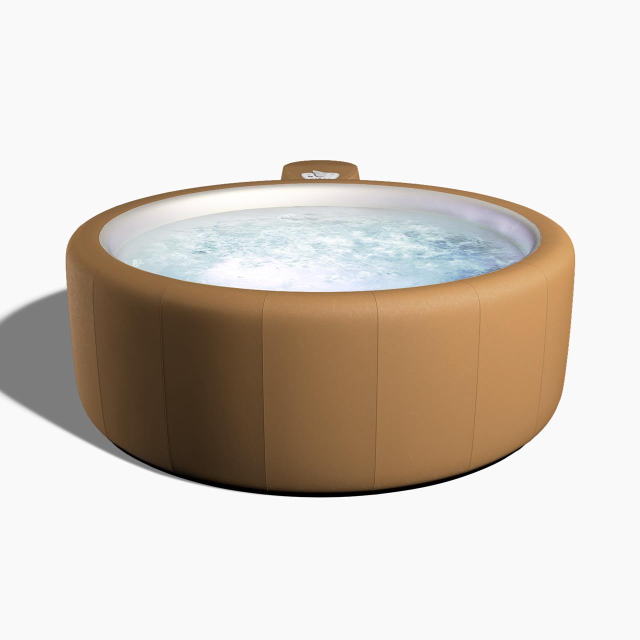 Softub Whirlpool RESORT für 5-6 Pers. - Ø 200 cm - 1130 l - camel pearl